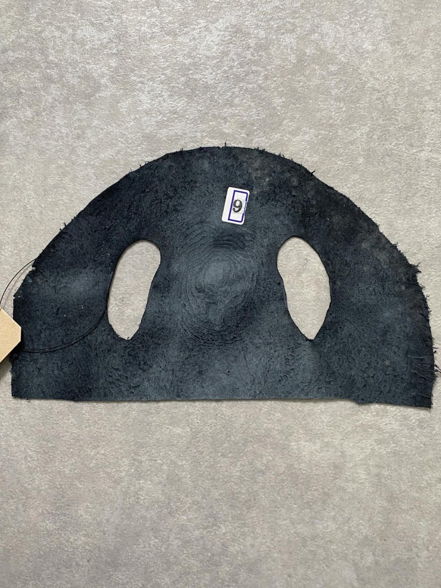 画像5: スティングレイ ブラック 吟スリ ぼうし型ハギレSサイズ エイ革 ガルーシャ (5)