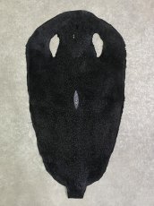 画像1: スティングレイ　ブラック　10インチ　エイ革　ガルーシャ (1)