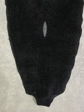 画像4: スティングレイ　ブラック　10インチ　エイ革　ガルーシャ (4)