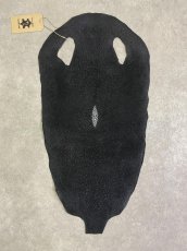 画像1: スティングレイ　ブラック　10インチ　エイ革　ガルーシャ (1)