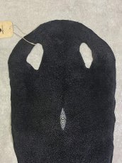 画像4: スティングレイ　ブラック　10インチ　エイ革　ガルーシャ (4)