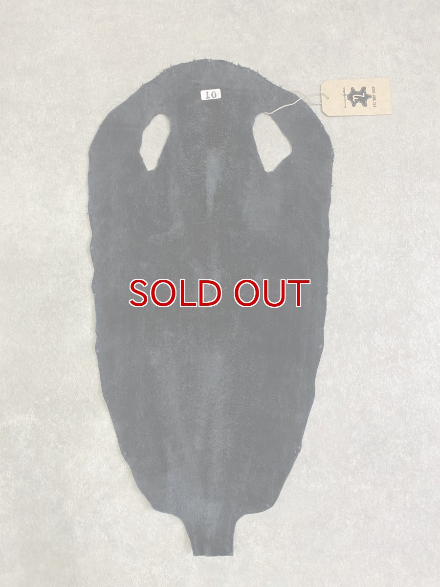 画像6: スティングレイ　ブラック　10インチ　エイ革　ガルーシャ (6)