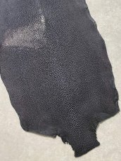 画像3: スティングレイ　吟スリ　ロング　ブラック　9インチ　エイ革　ガルーシャ (3)
