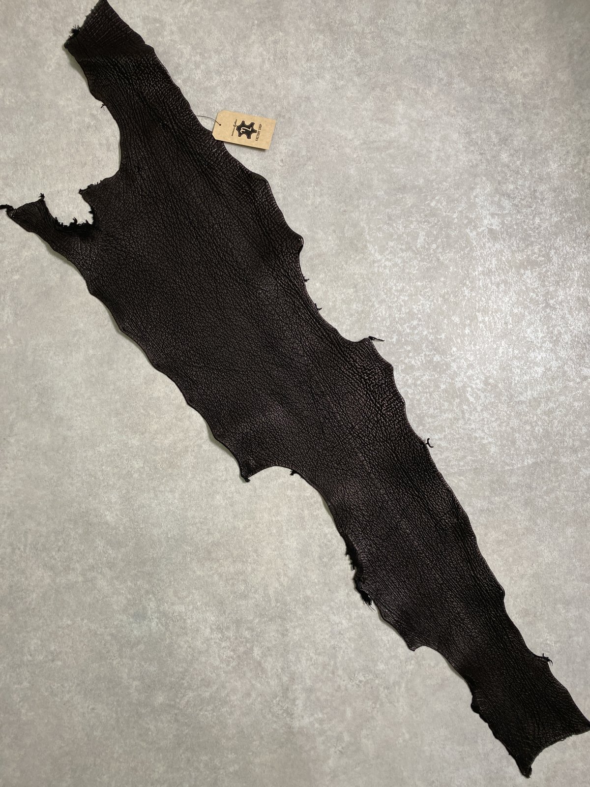 シャーク　ブラック　鮫革　シャークスキン